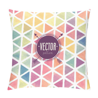 Personality  Vector Watercolor Seamless Pattern. Pillow Covers