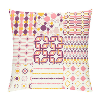 Personality  Retro Geometric Pattern Set Pillow Covers