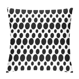 Personality  Black And White Mirage Pattern Abstract Background It Looks Like Tilt But It Is Exactly Parallel Pillow Covers
