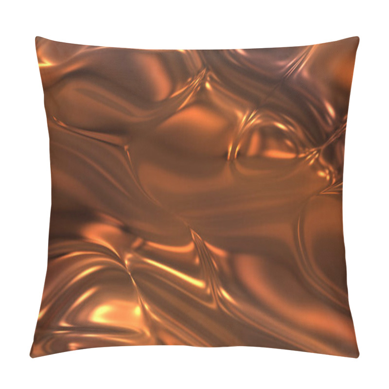Personality   Liquid Satin Shiny Metallic Foldings Pillow Covers