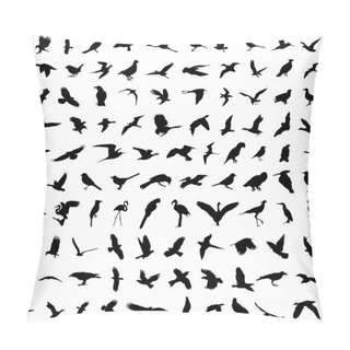Personality  Birds Silhouette Pillow Covers