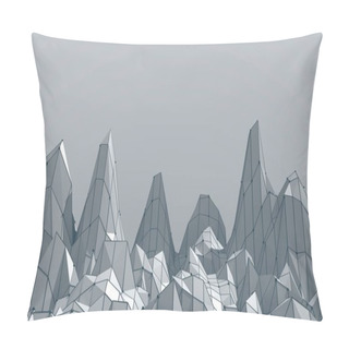Personality  Polygonal Mosaic Background. Pillow Covers