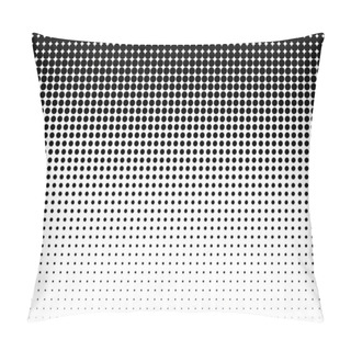 Personality  Halftone Background. Black-white Pillow Covers