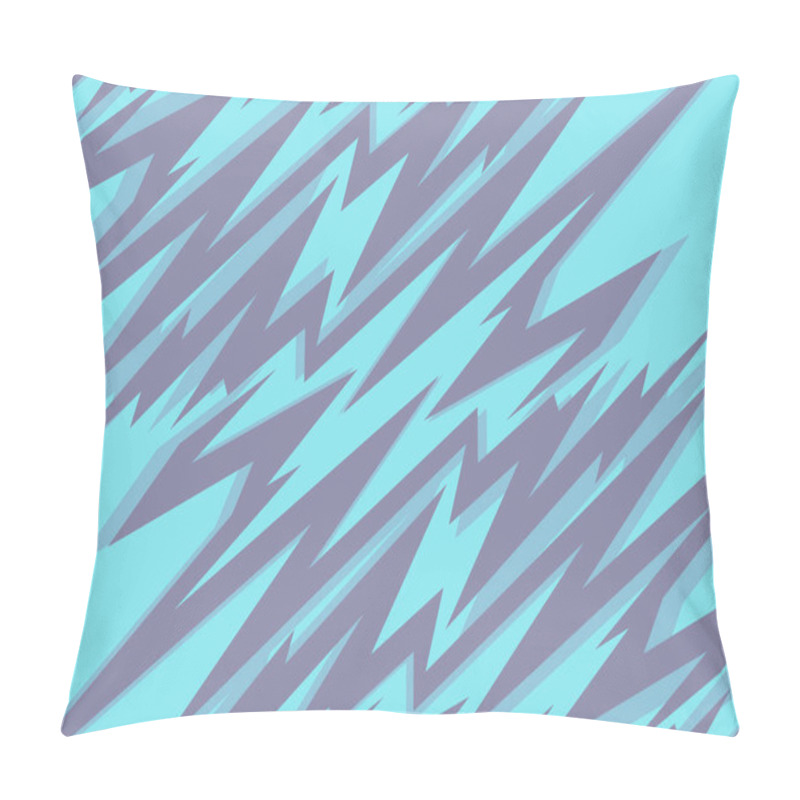 Personality  Abstract background with jagged zigzag pattern pillow covers