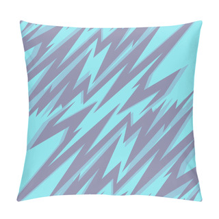 Personality  Abstract Background With Jagged Zigzag Pattern Pillow Covers