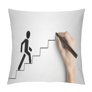 Personality  Climbs Ladder Pillow Covers