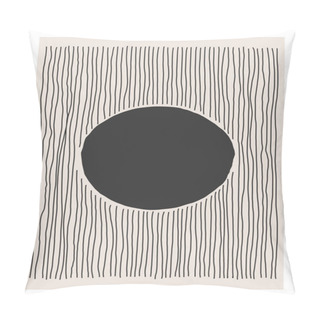 Personality  Trendy Abstract Creative Minimalist Artistic Hand Painted Composition Pillow Covers