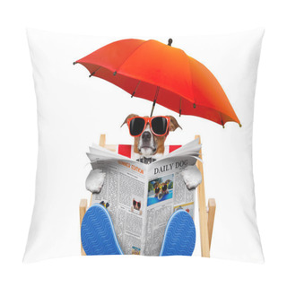 Personality  Dog Beach Chair Pillow Covers