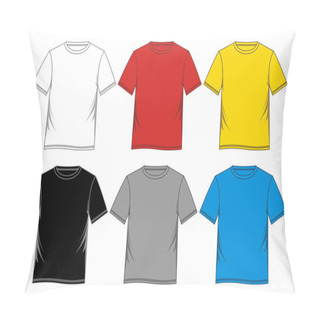 Personality  Men's T-shirt Templates Image Pillow Covers