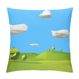 Personality  Landscaped With Lawn And Trees Pillow Covers