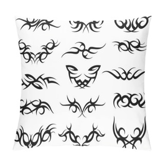 Personality  Abstract Scroll Symbol Pillow Covers