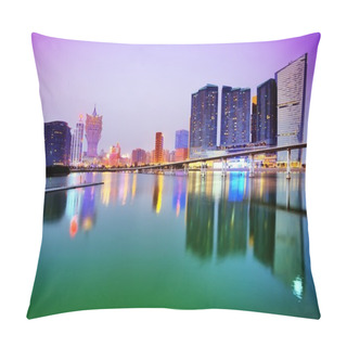 Personality  Macau Skyline Pillow Covers