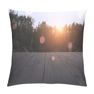 Personality  Summer Forest At Sunset Pillow Covers