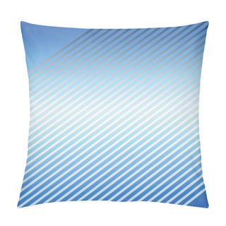 Personality  Blue Background. Pillow Covers