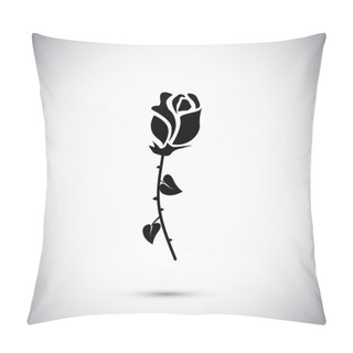 Personality  Rose Flower Icon Pillow Covers