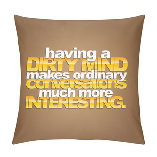 Personality  Sarcastic Background Pillow Covers