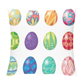 Personality  Twelve Easter Eggs Pillow Covers