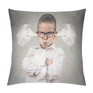 Personality  Angry Upset Boy, Little Man Pillow Covers