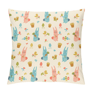 Personality  Easter Seamless Pattern Pillow Covers