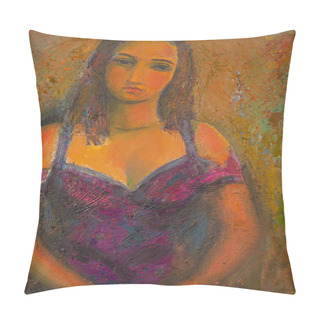 Personality  Ethnography, M.Sh. Khaziev. Honored Artist Of Tatarstan.  Pillow Covers