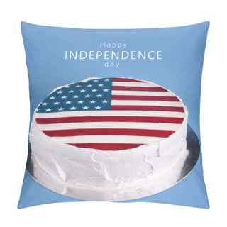 Personality  Delicious Cake With American Flag Pillow Covers