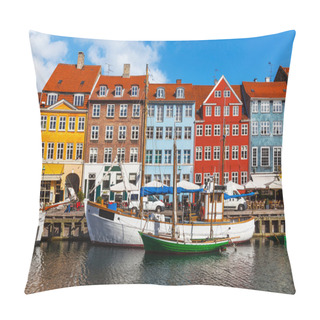 Personality  Color Buildings Of Nyhavn In Copehnagen, Denmark Pillow Covers