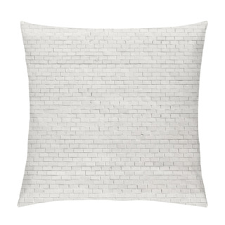 Personality  White Brick Wall For Background Or Texture Pillow Covers