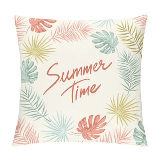 Personality  Tropical Summer Frame Pillow Covers
