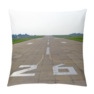 Personality  Runway Of The Airport Of Dnipropetrovsk, Ukraine Pillow Covers