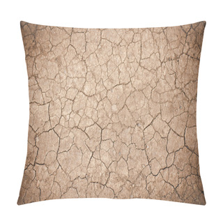 Personality  Cracked Dirt Background Pillow Covers