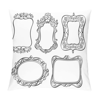 Personality  Elegant Ornate Frames Pillow Covers