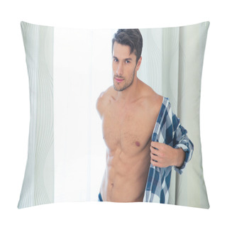 Personality  Handsome Man Dressing Shirt Pillow Covers
