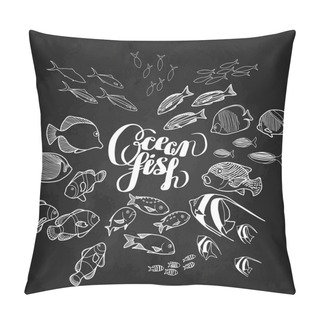 Personality  Collection Of  Ocean Fish Pillow Covers