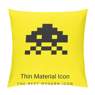 Personality  Alien Of Game Minimal Bright Yellow Material Icon Pillow Covers