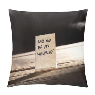 Personality  Will You Be My Valentine Pillow Covers