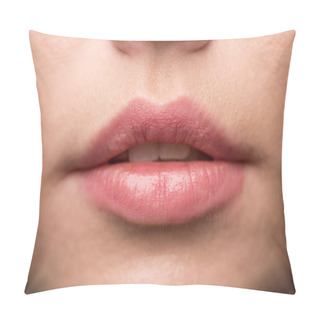 Personality  Natural Pink Lips Pillow Covers