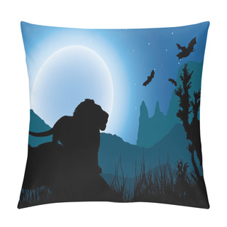 Personality  African Night Background Pillow Covers