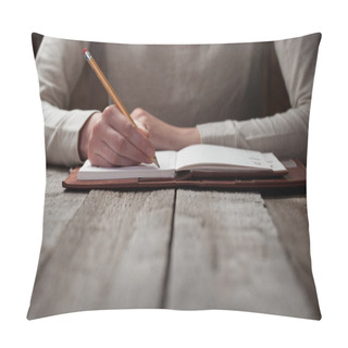 Personality  Hand Writes With A Pen Pillow Covers
