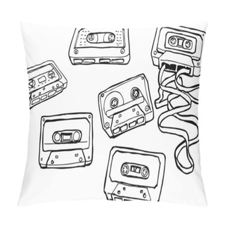 Personality  Old Audio Cassette Pillow Covers