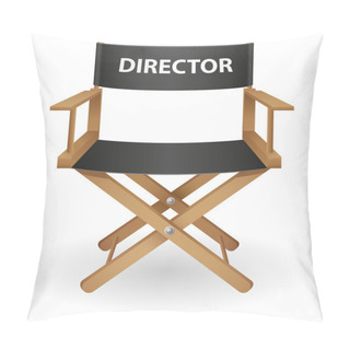 Personality  Director Movie Chair Vector Illustration Pillow Covers