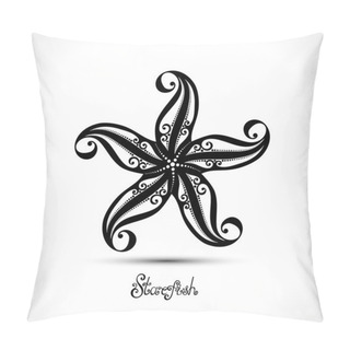 Personality  Monochrome Abstract Starfish Pillow Covers