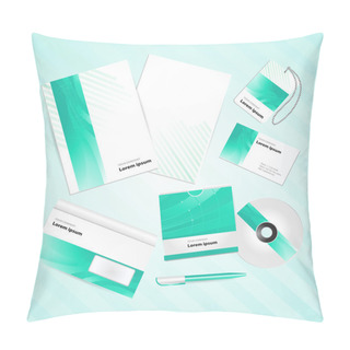 Personality  Selected Corporate Templates. Vector Illustration Pillow Covers