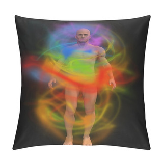 Personality  Human Energy Body Pillow Covers