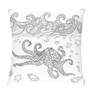 Personality  Octopus In The Ocean Pillow Covers