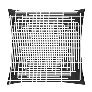 Personality  Asymmetric Grid Mesh Pattern  Pillow Covers