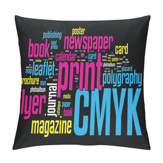 Personality  Printing Word Cloud Pillow Covers