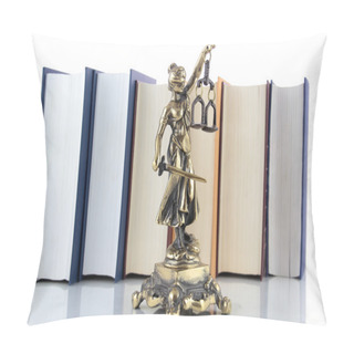 Personality  Symbol Of Law And Justice. Pillow Covers