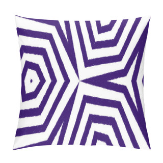 Personality  Arabesque Hand Drawn Pattern. Purple Symmetrical Kaleidoscope Background. Textile Ready Sightly Print, Swimwear Fabric, Wallpaper, Wrapping. Oriental Arabesque Hand Drawn Design. Pillow Covers