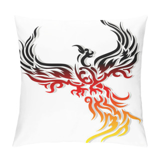 Personality  Tattoo Mythical Phoenix Bird Pillow Covers