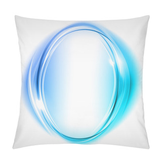 Personality  Blue Circle Pillow Covers